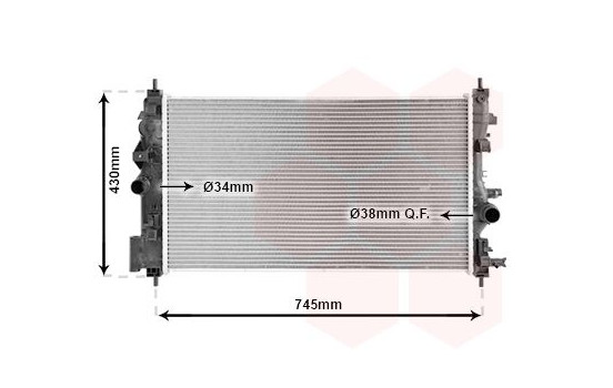 Radiateur, refroidissement du moteur 37002591 International Radiators, Image 2