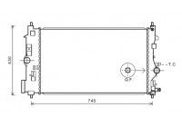 Radiateur, refroidissement du moteur 37002591 International Radiators