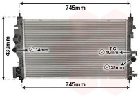 Radiateur, refroidissement du moteur 37002683 International Radiators