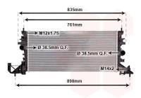 Radiateur, refroidissement du moteur 37012704 International Radiators