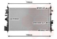Radiateur, refroidissement du moteur 37012709 International Radiators