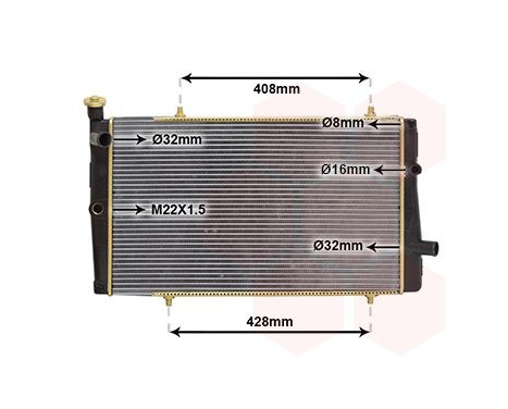 Radiateur, refroidissement du moteur 40002079 International Radiators Plus, Image 2