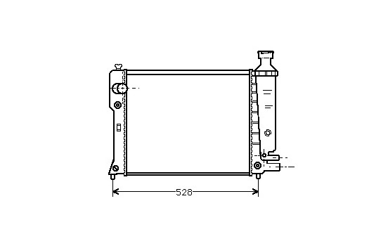 Radiateur, refroidissement du moteur 40002092 International Radiators
