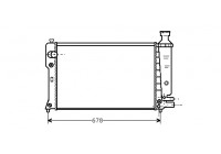 Radiateur, refroidissement du moteur 40002097 International Radiators