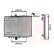 Radiateur, refroidissement du moteur 40002202 International Radiators, Vignette 2