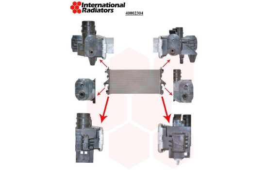 Radiateur, refroidissement du moteur 40002304 International Radiators, Image 3