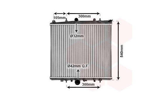 Radiateur, refroidissement du moteur 40002331 International Radiators, Image 2