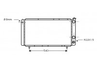 Radiateur, refroidissement du moteur 43002025 International Radiators
