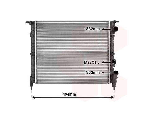 Radiateur, refroidissement du moteur 43002043 International Radiators, Image 2