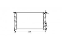 Radiateur, refroidissement du moteur 43002115 International Radiators