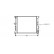 Radiateur, refroidissement du moteur 43002119 International Radiators