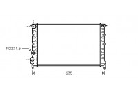 Radiateur, refroidissement du moteur 43002149 International Radiators