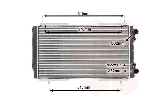 Radiateur, refroidissement du moteur 43002155 International Radiators, Image 2