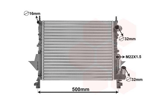 Radiateur, refroidissement du moteur 43002158 International Radiators, Image 2