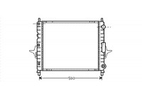 Radiateur, refroidissement du moteur 43002167 International Radiators