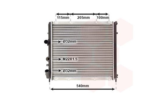 Radiateur, refroidissement du moteur 43002215 International Radiators, Image 2