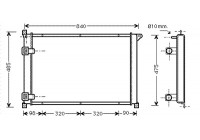Radiateur, refroidissement du moteur 43002257 International Radiators