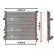 Radiateur, refroidissement du moteur 43002260 International Radiators, Vignette 2