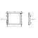 Radiateur, refroidissement du moteur 43002260 International Radiators