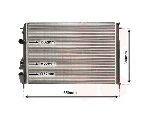 Radiateur, refroidissement du moteur 43002266 International Radiators, Image 2