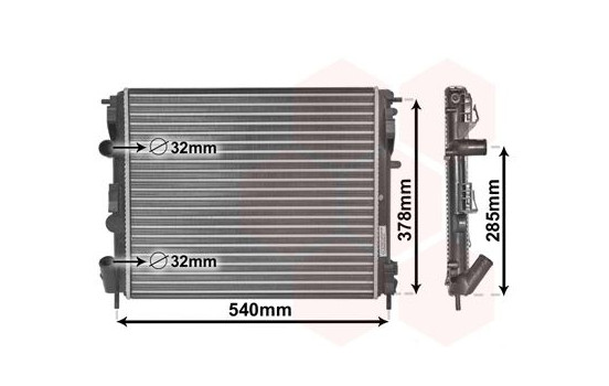 Radiateur, refroidissement du moteur 43002269 International Radiators, Image 2