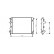Radiateur, refroidissement du moteur 43002270 International Radiators