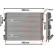 Radiateur, refroidissement du moteur 43002272 International Radiators, Vignette 2