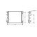 Radiateur, refroidissement du moteur 43002272 International Radiators