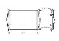 Radiateur, refroidissement du moteur 43002307 International Radiators