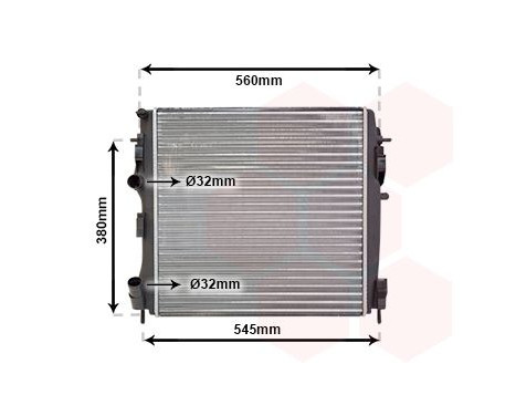 Radiateur, refroidissement du moteur 43002309 International Radiators, Image 2