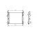 Radiateur, refroidissement du moteur 43002326 International Radiators