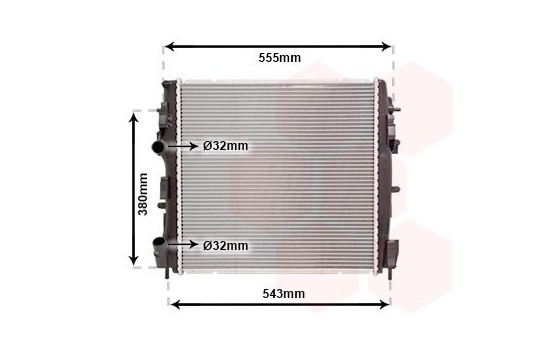 Radiateur, refroidissement du moteur 43002399 International Radiators, Image 2