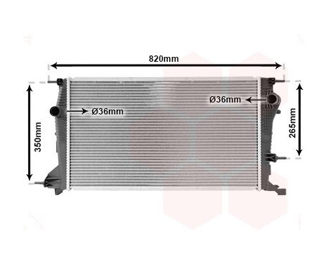 Radiateur, refroidissement du moteur 43002409 International Radiators, Image 2