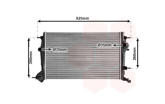 Radiateur, refroidissement du moteur 43002414 International Radiators, Image 2