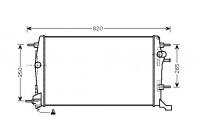 Radiateur, refroidissement du moteur 43002414 International Radiators