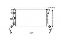 Radiateur, refroidissement du moteur 43002415 International Radiators