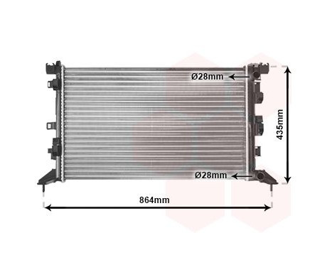 Radiateur, refroidissement du moteur 43002425 International Radiators, Image 2