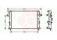 Radiateur, refroidissement du moteur 43002438 International Radiators