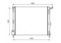 Radiateur, refroidissement du moteur 43002476 International Radiators