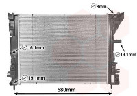 Radiateur, refroidissement du moteur 43002608 International Radiators