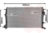 Radiateur, refroidissement du moteur 43002616 International Radiators