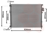 Radiateur, refroidissement du moteur 43012303 International Radiators