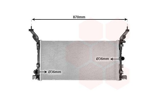 Radiateur, refroidissement du moteur 43012706 International Radiators