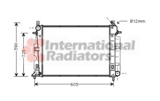 Radiateur, refroidissement du moteur 47002025 International Radiators, Image 2