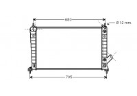 Radiateur, refroidissement du moteur 47002062 International Radiators
