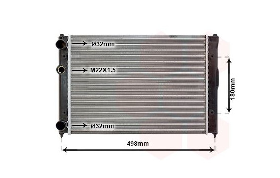Radiateur, refroidissement du moteur 49002022 International Radiators, Image 2