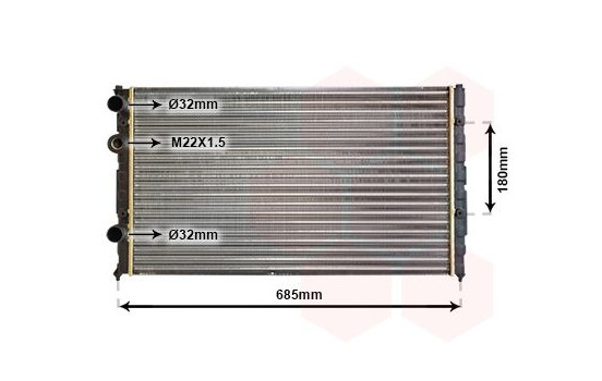 Radiateur, refroidissement du moteur 49002031 International Radiators, Image 2