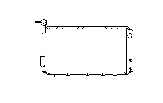 Radiateur, refroidissement du moteur 51002008 International Radiators