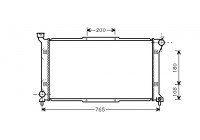 Radiateur, refroidissement du moteur 51002036 International Radiators