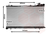 Radiateur, refroidissement du moteur 51002045 International Radiators